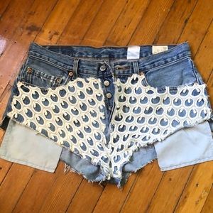 Levi’s vintage jean shorts upcycled by Urban Renewal
